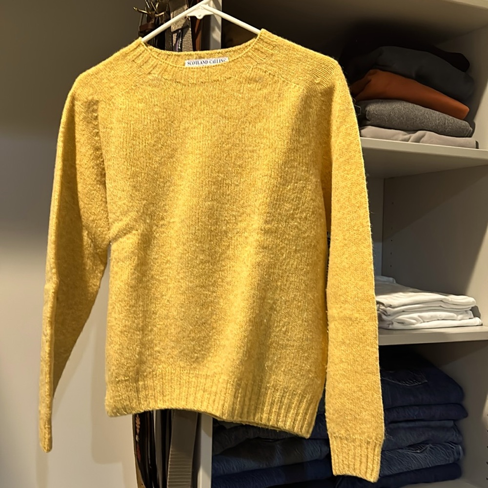 SCOTLAND CALLING wool sweater